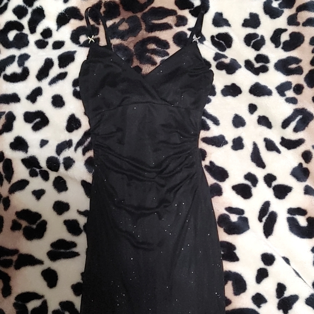 Black Sparkly Small Mariposa Dress
